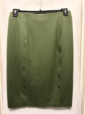 Premise Studio Olive Green Pencil Skirt